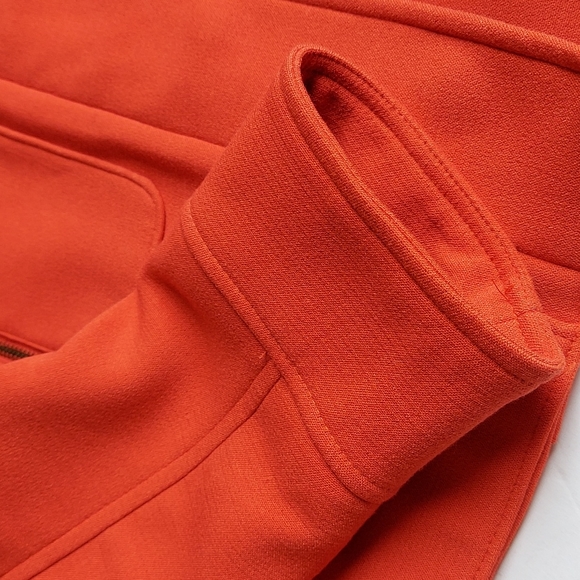 Ladies Banana Republic Jacket Size 6 With Zipper and Buttons Orange - Picture 4 of 9